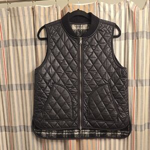 Black Quilted Vest